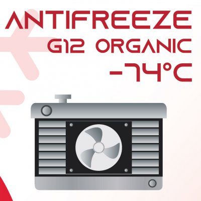 G12 Organik Antifriz -74°C 3L